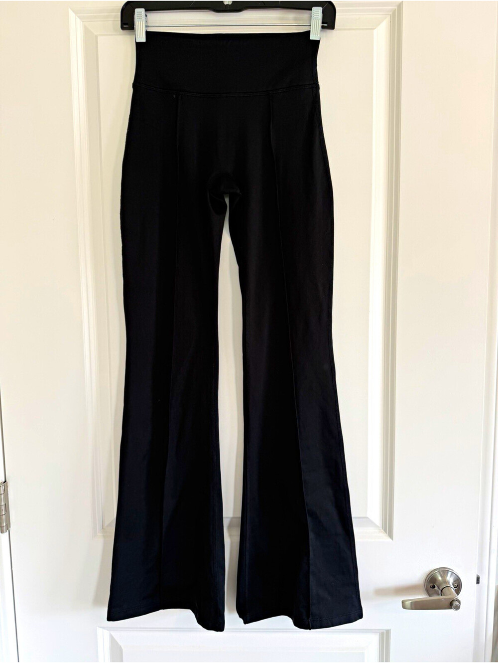Y2K PINK Victoria’s Secret Black High Rise Flare Yoga Leggings XS Regular Gym
